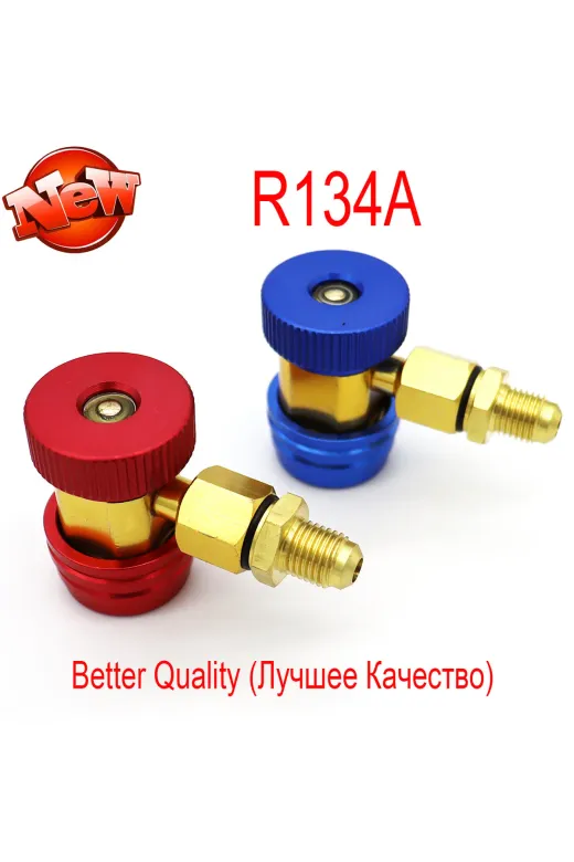 Choice 3072176531584495 R1234Yf To R134A Quick Coupler Adapter High Low Side Connector Conversion For R1234Yf Refrigerant...