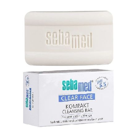 Clear Face Kompakt Yüz Temizleme Barı Sabun Sivilceye Yatkın Cilt 100GR
