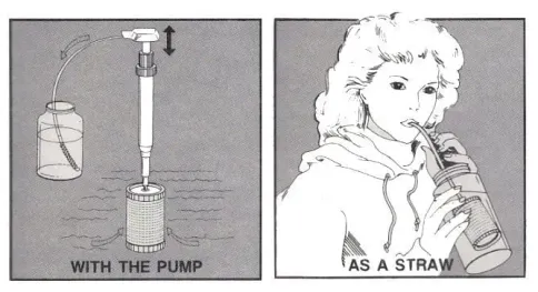 Coghlans Su Filtresi/Taşınabilir Su Arıtma Pipeti