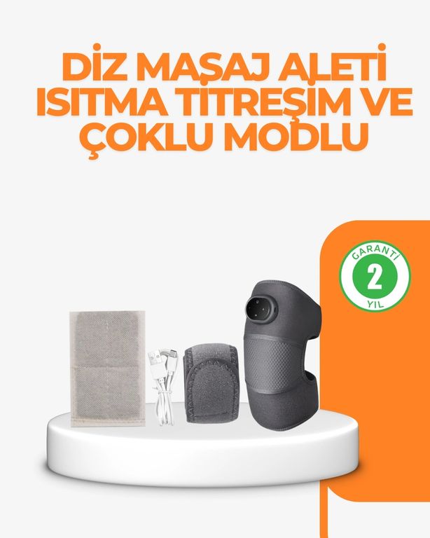 COjans TRİTHLTUCZZZGLRD116-1-BLNCCC Ntc Isı Kontrollü Diz Masaj Aleti Titreşim Ve Isı Terapisi Çok Renkli