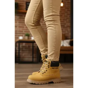 Conteyner Camel Nubuk Unisex Worker Bot