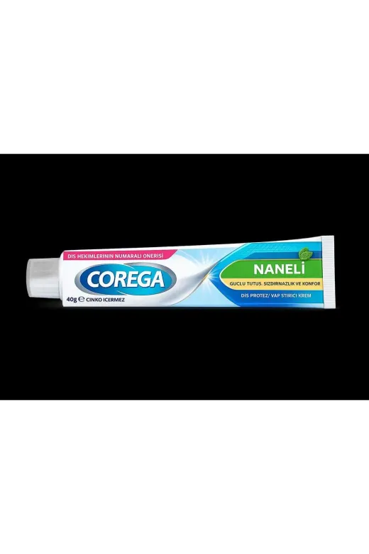 Corega 15 Diş Protezi Yapiştirici Naneli Krem (2 Adet)