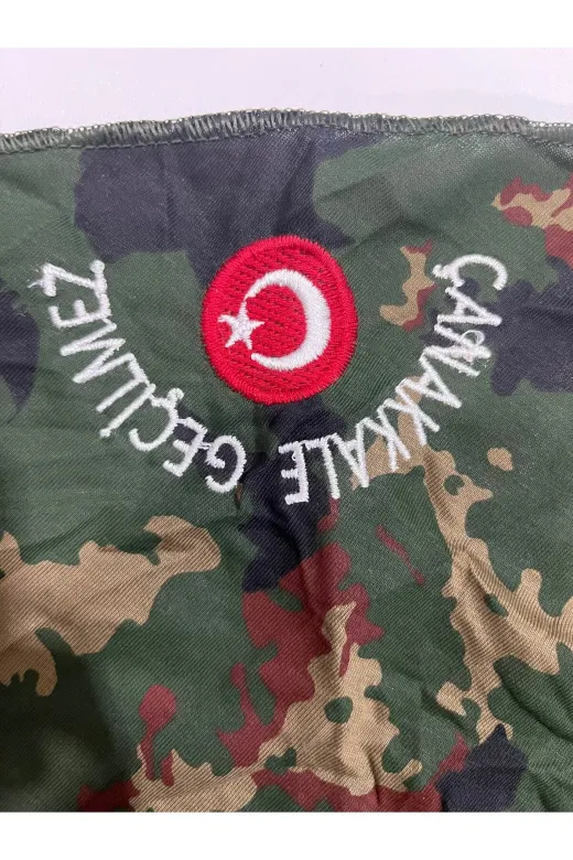 couis 0007 Çanakkale Geçilmez Detaylı Kamuflaj Bandana Fular