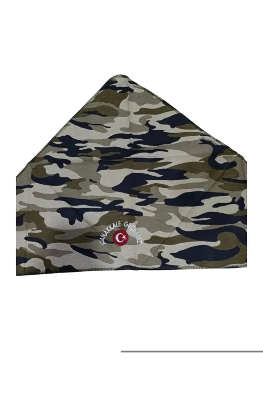 couis 0007 Çanakkale Geçilmez Detaylı Kamuflaj Bandana Fular