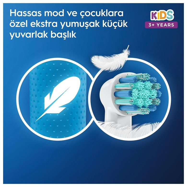 D100 Vitality Frozen Özel Seri Çocuklar İçin Şarj Edilebilir Diş Fırçası
