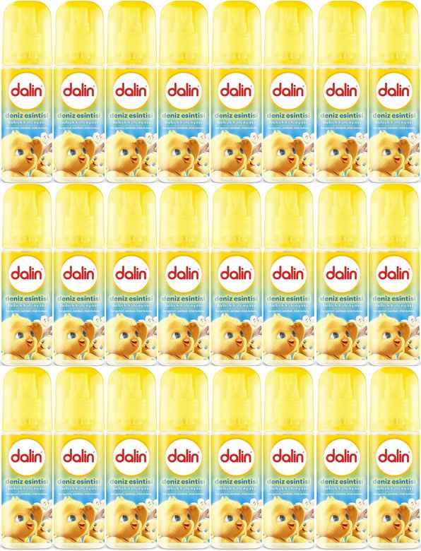 Dalin Bebek Kolonyası 150ML Deniz Esintisi (Bergomat-Zambak-Misk Kokulu) (24 Lü Set)