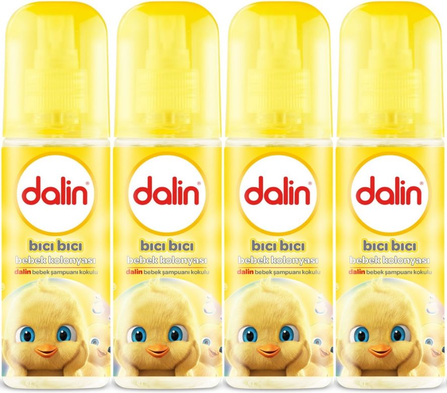 Dalin Bebek Kolonyası 150ML Klasik (Bıcı Bıcı Kokusu) (4 Lü Set)