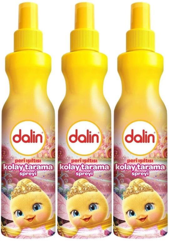 Dalin Kolay Saç Tarama Spreyi 200ML Peri Işıltısı (3 Lü Set)