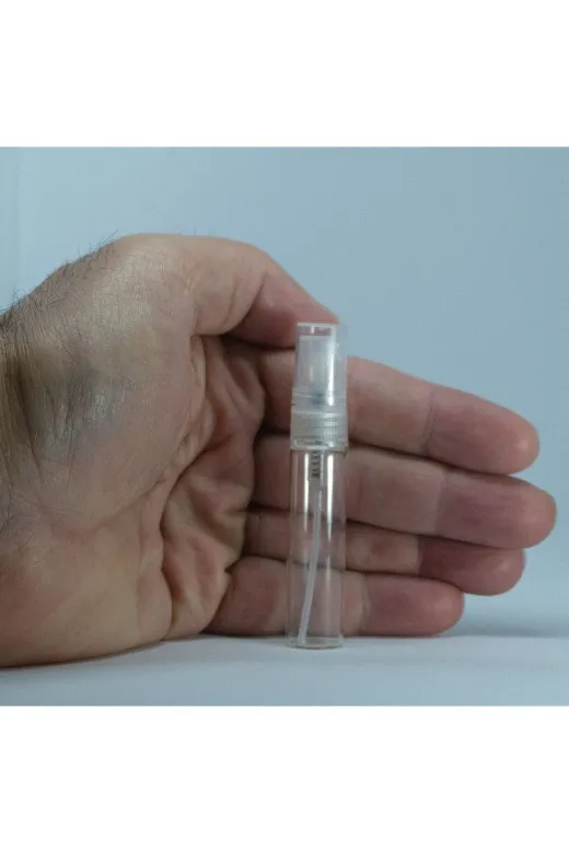 D&B YOL 50Y06O71L1161 Parfüm Şişesi 5 Ml (3 Adet) Şeffaf Boş Şişe