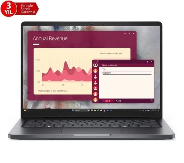 Dell Pro 14 Core Ultra 5-235U 16GB 512GB Windows 11 Pro Notebook