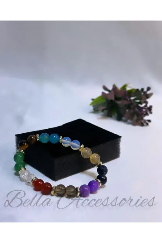 DEMİR ACS 0113058 Çakra Doğaltaş Bileklik