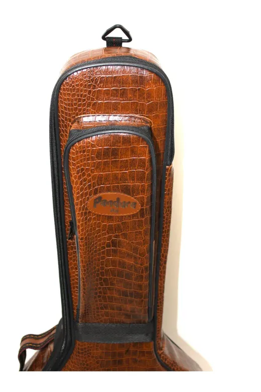 Deri Taba Rengi Akustik Gitar Kilifi (Case) Su Geçirmez