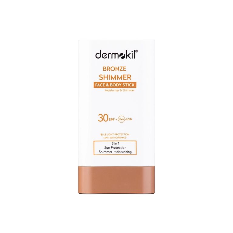 Dermokil 10211514 Bronz Shimmer Spf30 Yüz & Vücut Stick Krem 20 Gr