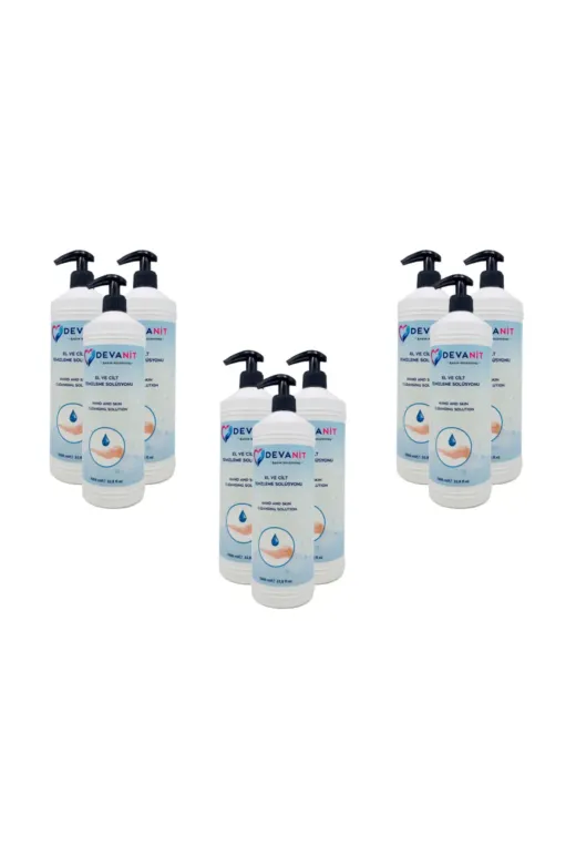 Devanit DZNFKTN75 9 Adet Jel Dezenfektan 1000 Ml