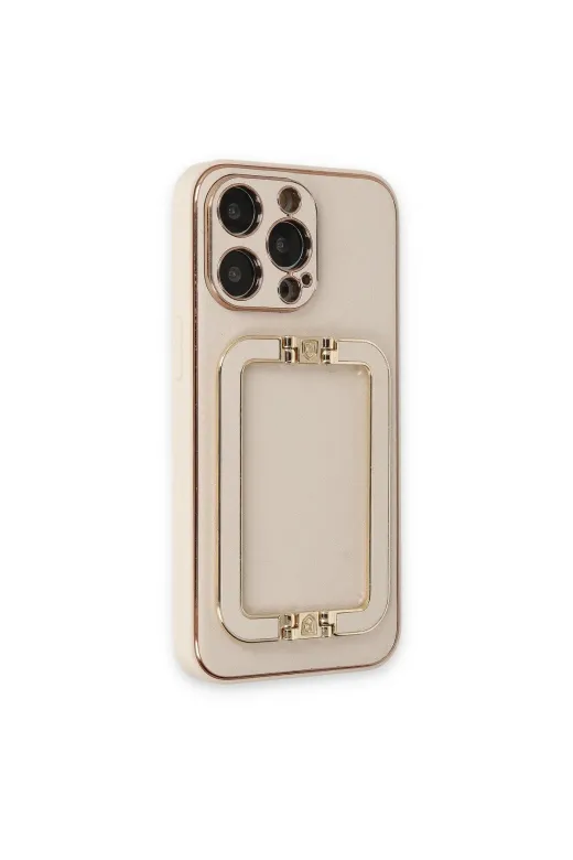 DGY STORE A0046-14148 İphone 13 Pro Kılıf Coco Elit Kapak - Gold