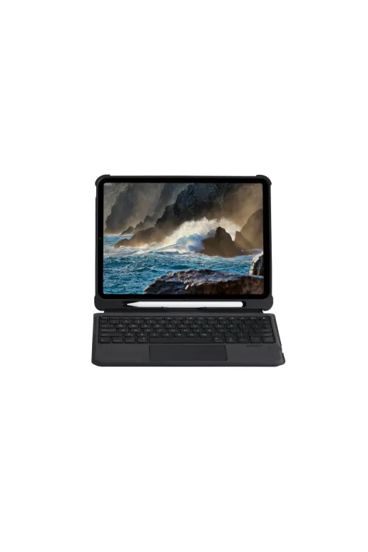 DGY STORE mptelA047-28620 T5206D İpad 10.2 (7.nesil) Kılıf İnter Ledli Klavyeli Tablet Kılıfı - Siyah