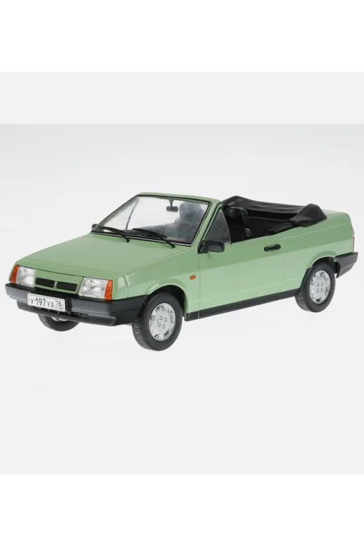 Diecast samara-01 Hackhatte 1:24 Lada Samara Model Araç-Açık Yeşil