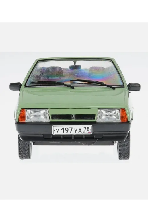 Diecast samara-01 Hackhatte 1:24 Lada Samara Model Araç-Açık Yeşil