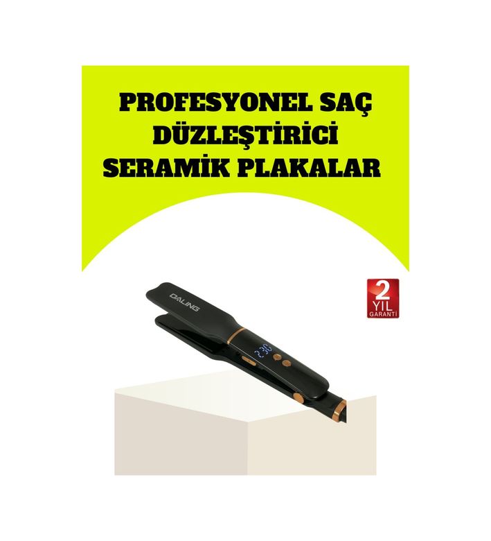 Diğer 111424105 Saç Düzleştirici 30 Saniyede Isınma Hafif Ve Portatif Tasarım Çok Renkli