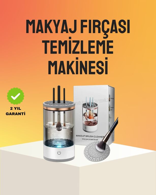 Diğer 111476105 Hijyenik Ve Hızlı Makyaj Fırçası Yıkama Ve Kurutma Cihazı