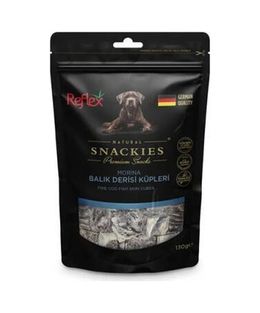 Diğer 114473958 Snackies Natural Balık Derisi Küpleri Tahılsız Köpek Ödül Maması 130 Gr