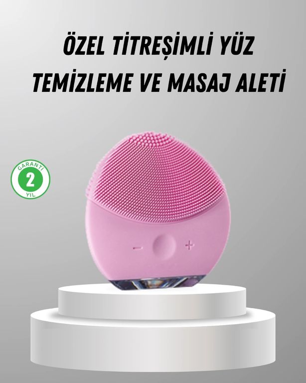 Diğer 115505228 Cilt Dostu Silikon Yüz Masaj Aleti - Hafif, Dayanıklı Ve Su Geçirmez Tasarım