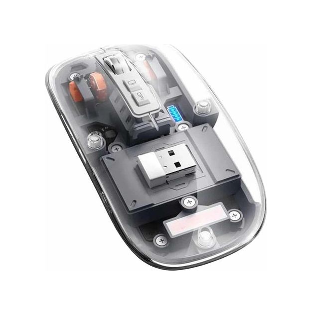 Diğer 115616911 Kablosuz Mouse Fare Şarjlı Bluetooth Wireless Çift Modlu Sessiz