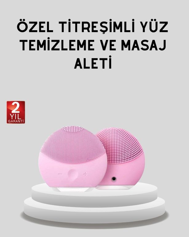 Diğer 117518522 Taşınabilir Silikon Masaj Aleti - Derin Temizlik, Yüz Ve El Kullanımına Uygun