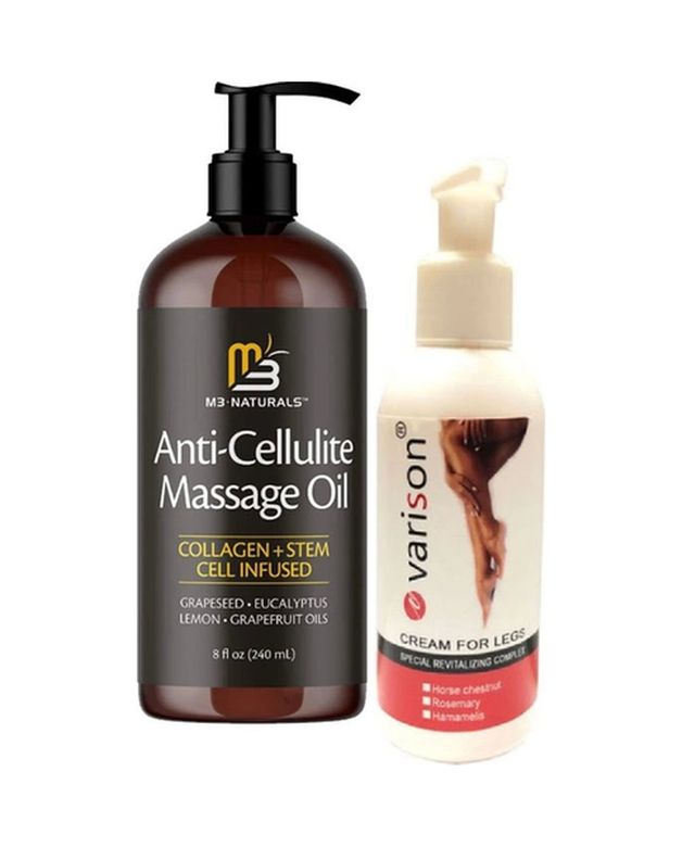Diğer 120491793 Anti-Cellulite 240 Ml Massage Oil Selülitlere Karşı Masaj Yağı + Varison 120 Ml Varislerinize Son