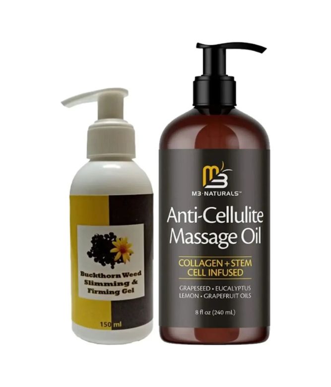 Diğer 120492901 M3 Naturals Masaj Yağı Anti-Cellulite Massage Oil 240 Ml + Buckthorn Antiyağ Masaj Kremi 150 Ml