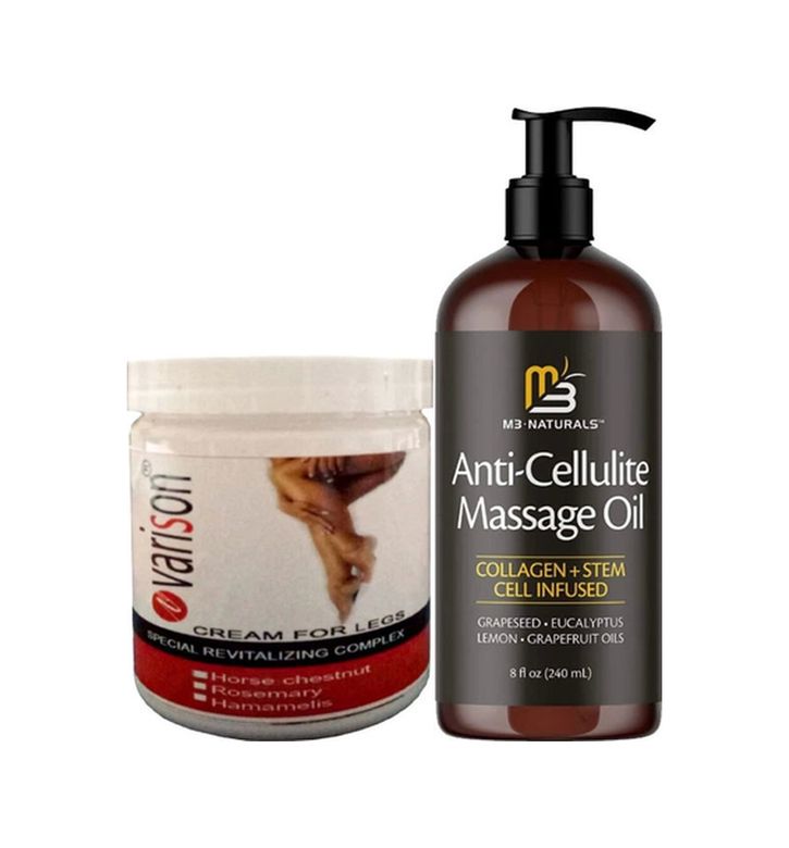 Diğer 120493349 Varison 200 Ml Varislere Son Kremi + Anti-Cellulite Massage Oil Selülitlere Karşı 240 Ml Masaj Yağı