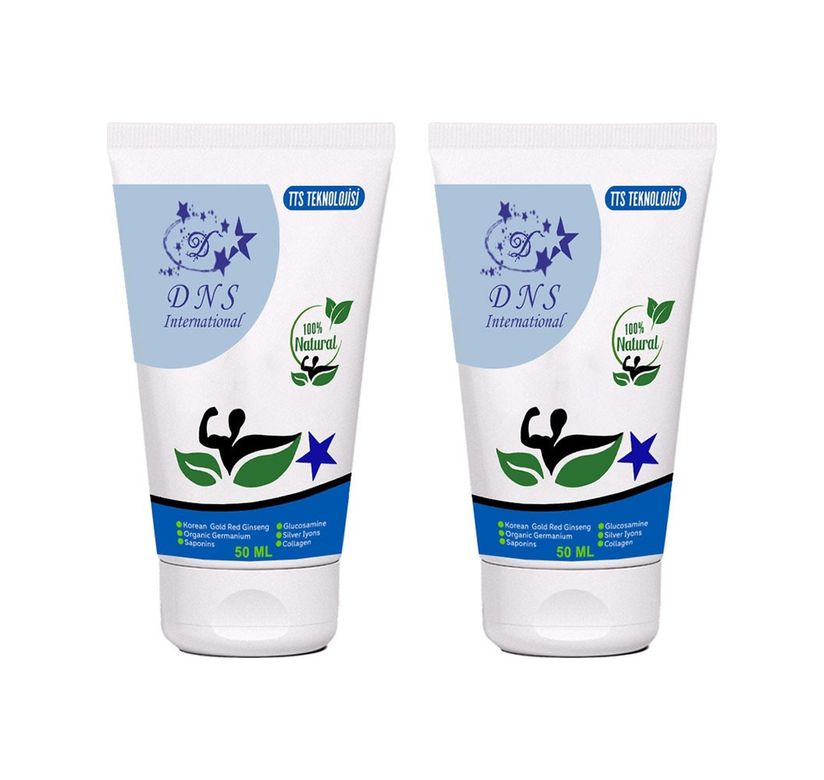 Diğer 120493938 Dns 2 Adet Ginseng Kolajenli Gümüş İyonu Glukozamin Saponins Germanyumlu Tts Teknolojisi Krem 50 Ml