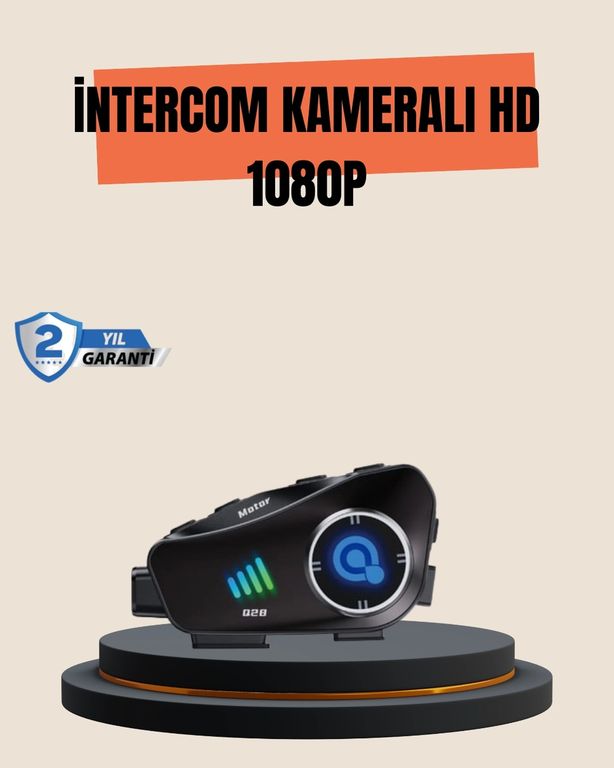 Diğer 122104806 Mey İthalat Q28 Motosiklet Kask Bluetooth Kulaklık Full Hd 1080P Kamera