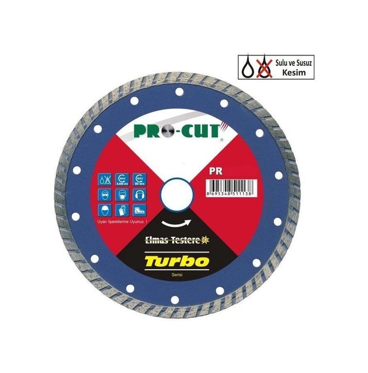 Diğer 123780464 Mey İthalat Procut Ab 230 Mm Turbo Kanallı Elmas Testere
