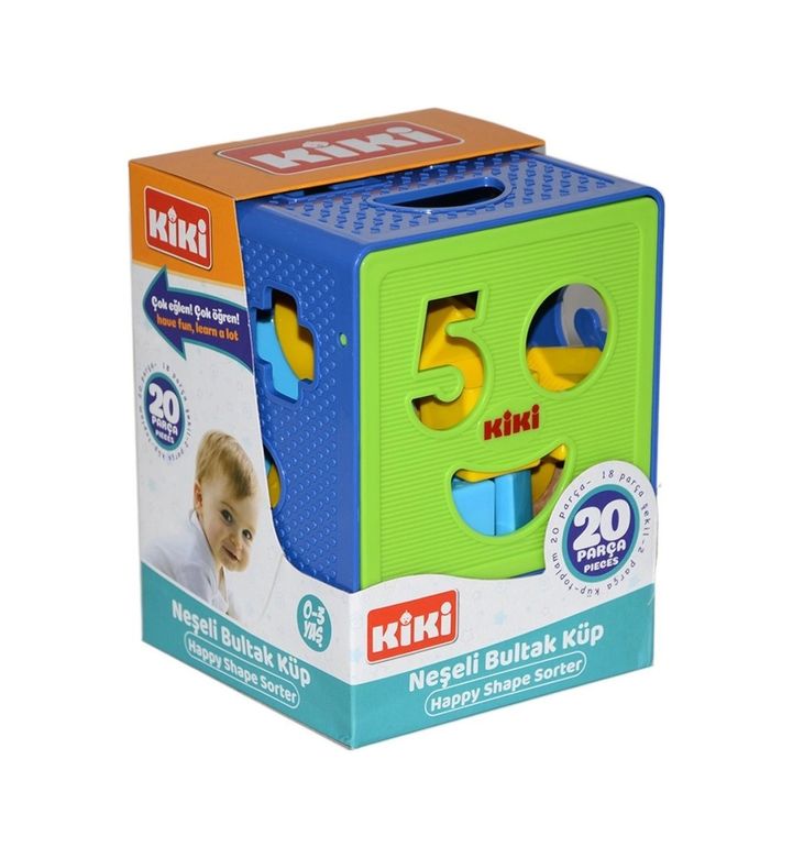 Diğer 123782485 Mey İthalat Ae-1210 Kiki, 20 Parça Neşeli Bultak Küp / 0-3 Yaş