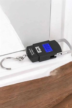 Diğer 125056141 Mey İthalat 50 Kg El Kantarı Ağırlık Ölçer Dijital Ekranlı Kancalı Portatif