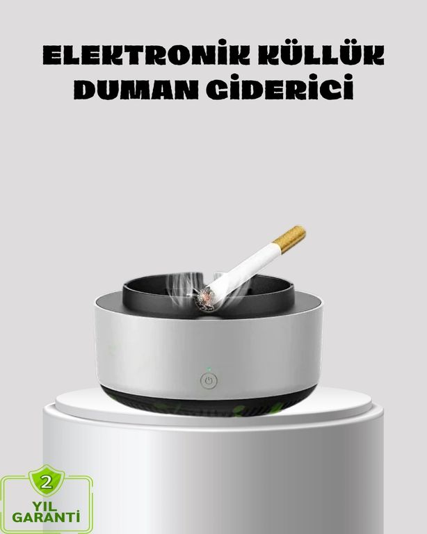 Diğer 125056223 Mey İthalat Küllük Ve Hava Temizleyici 2 Si 1 Arada Sigara Kokusu Giderici, Araba Ve Ofis İçin