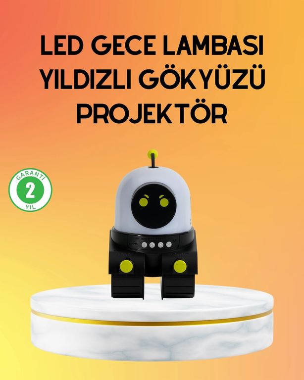Diğer 125062302 Mey İthalat Taşınabilir Lityum Bataryalı Led Gece Lambası Ve Projektör