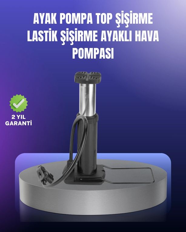 Diğer 125226180 Mey İthalat Ayak Pompası Otomobil Motosiklet Bisiklet Lastik Şişirme