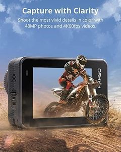 Diğer 126658925 Brave 8 Aksiyon Kamerası, 4K60 Fps 48 Mp Wifi Su Altı Kamerası, Supersmooth Sabitleme, Dokunmatik Ekran, 150 Geniş Açı, 60 M Su Geçirmez Kamera, 8 X Zoom, 16 X Slo-Mo, 2 X 1550 Mah Pil