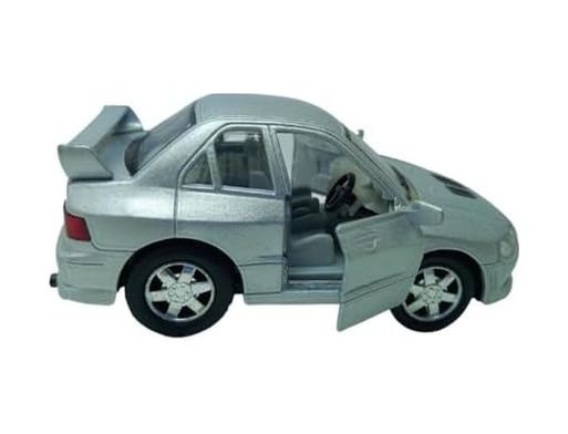 Diğer 126668470 10 Cm. Çek Bırak Gri Mıtsubıshı Diecast Araba