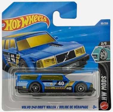 Diğer 126668507 Tekli Arabalar Volvo 240 Drıft Wagon/bolıde De Derapage Short Card Jjj36