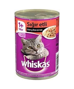 Diğer 127240420 Gravy Soslu Sığır Etli Yetişkin Kedi Konservesi 400 Gr