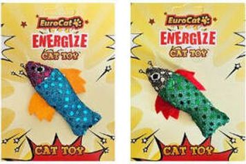 Diğer 127243281 Toys Pullu Balık Kedi Oyuncağı Çok Renkli