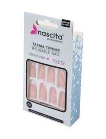 Diğer 128799107 Mat Stiletto Tırnak - 204 2 Paketi
