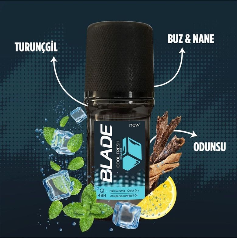 Diğer 129599635 Deodorant Roll On & Marine Fresh 50Ml