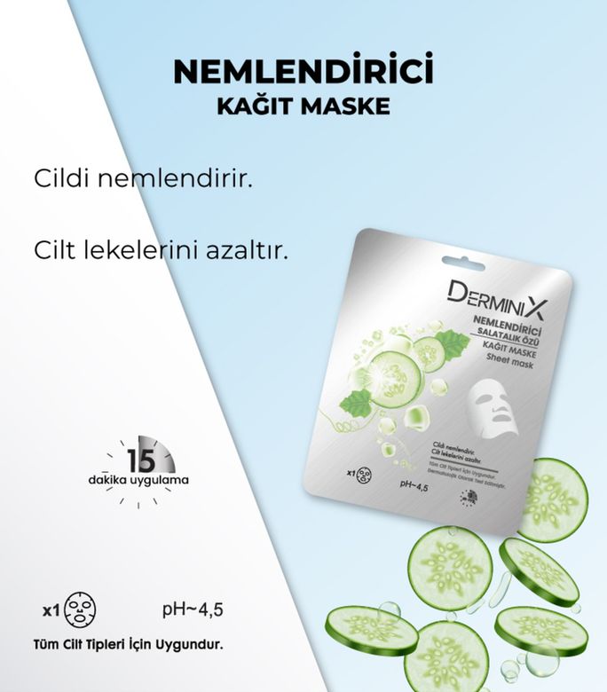 Diğer 130004644 Kağıt Maske Salatalik Özlü