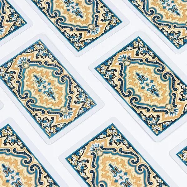 Diğer 131370611 Angora Kem Plastik Iskambil Oyun Kağıdı Çift Deste Biriç Oyun Kağıdı 52 - Plastic Playing Cards