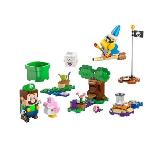 Diğer 131747836 Super Mario İnteraktif Luigi İle Maceralar 71440-6 Yaş Ve Üzeri Çocuklar İçin Koleksiyonluk Yaratıcı Nintendo Oyuncak Yapım Seti 210 Parça