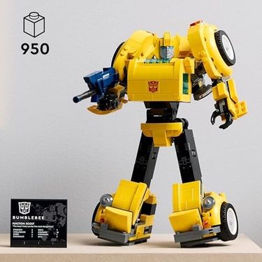 Diğer 131747871 Bumblebee 10338 - Yetişkinler İçin Koleksiyonluk Robot Aksiyon Figürü Yapım Seti 950 Parça